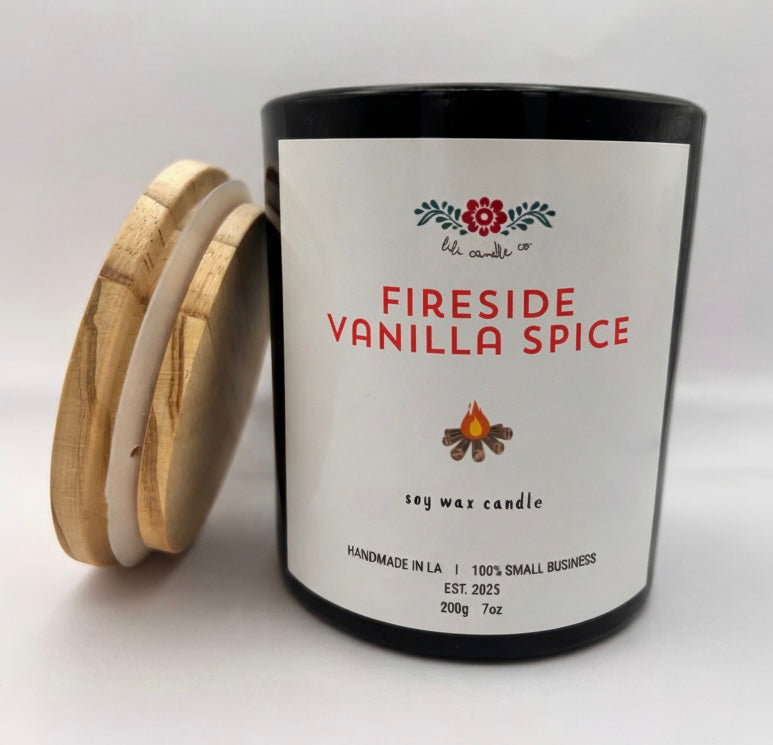 Fireside Vanilla Spice 7 oz. Premium Soy Wax Candle
