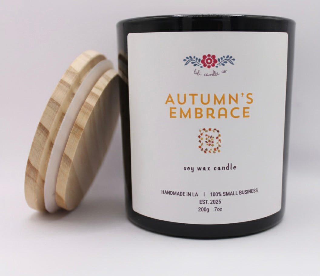 Autumn's Embrace 7 oz. Premium Soy Wax Candle