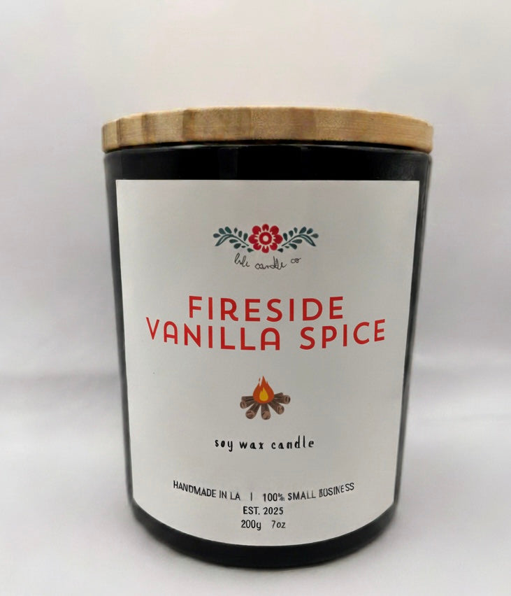 Fireside Vanilla Spice 7 oz. Premium Soy Wax Candle