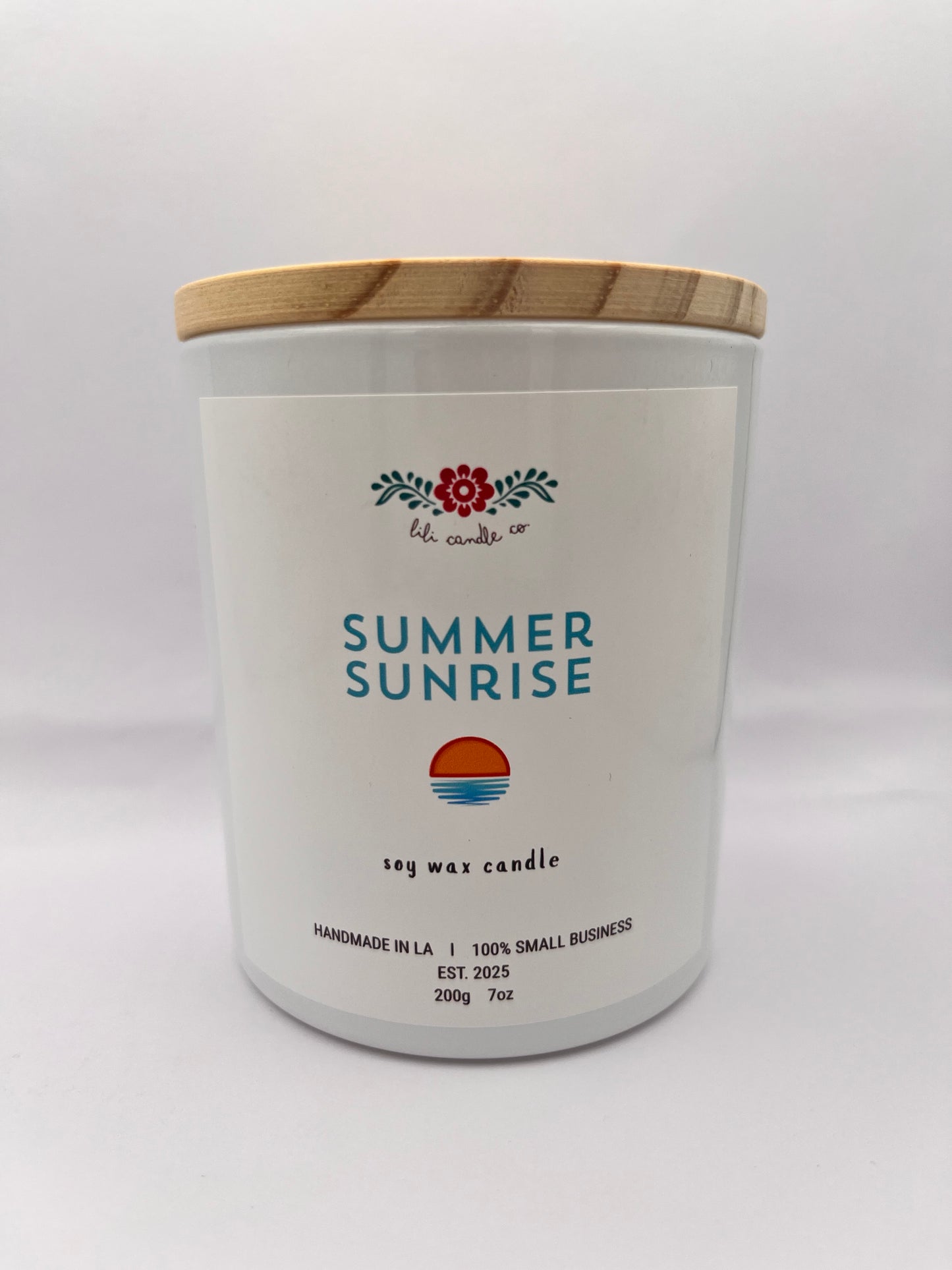 Summer Sunrise 7 oz. Premium Soy Wax Candle