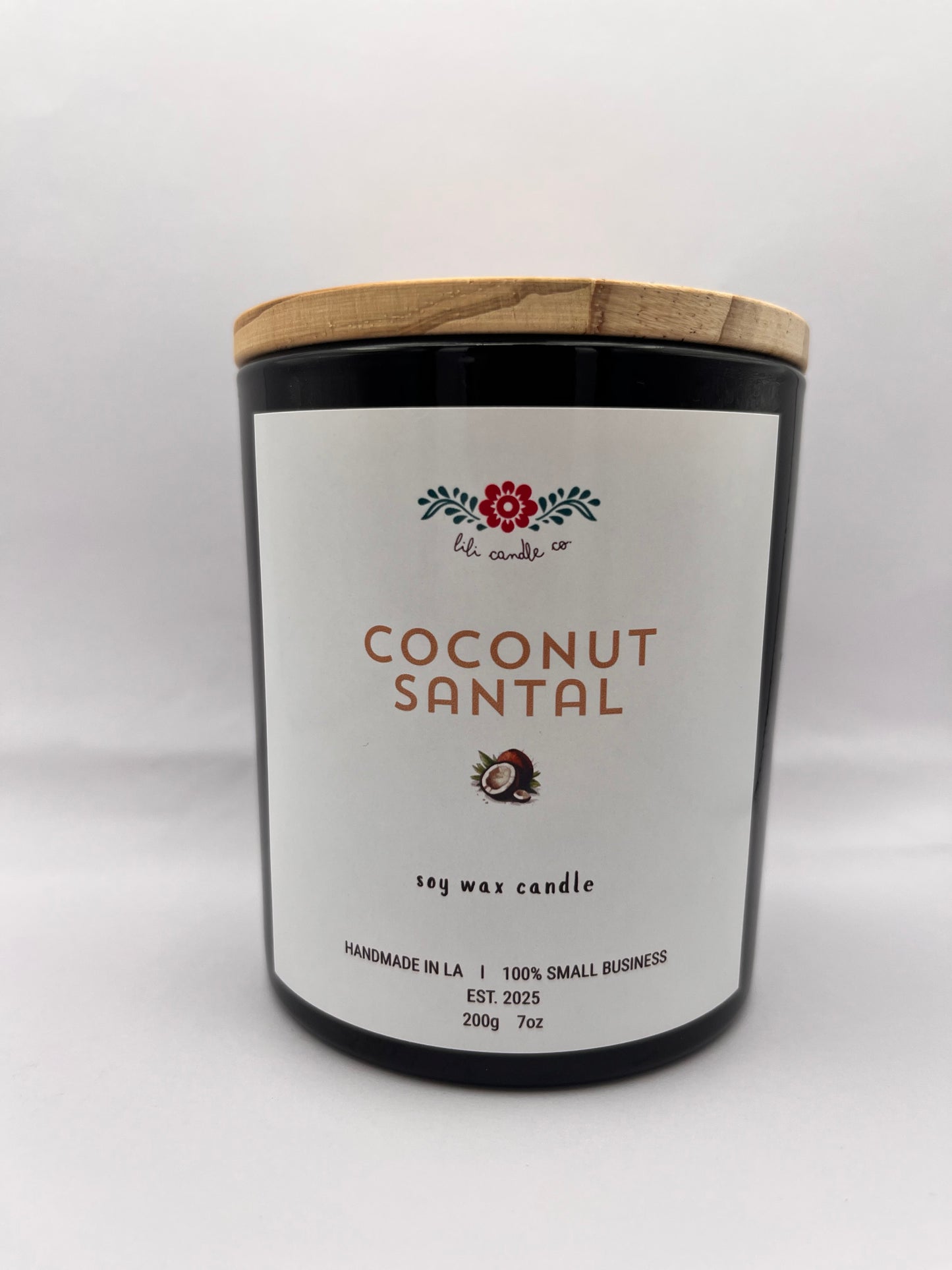 Coconut Santal 7 oz. Premium Soy Wax Candle