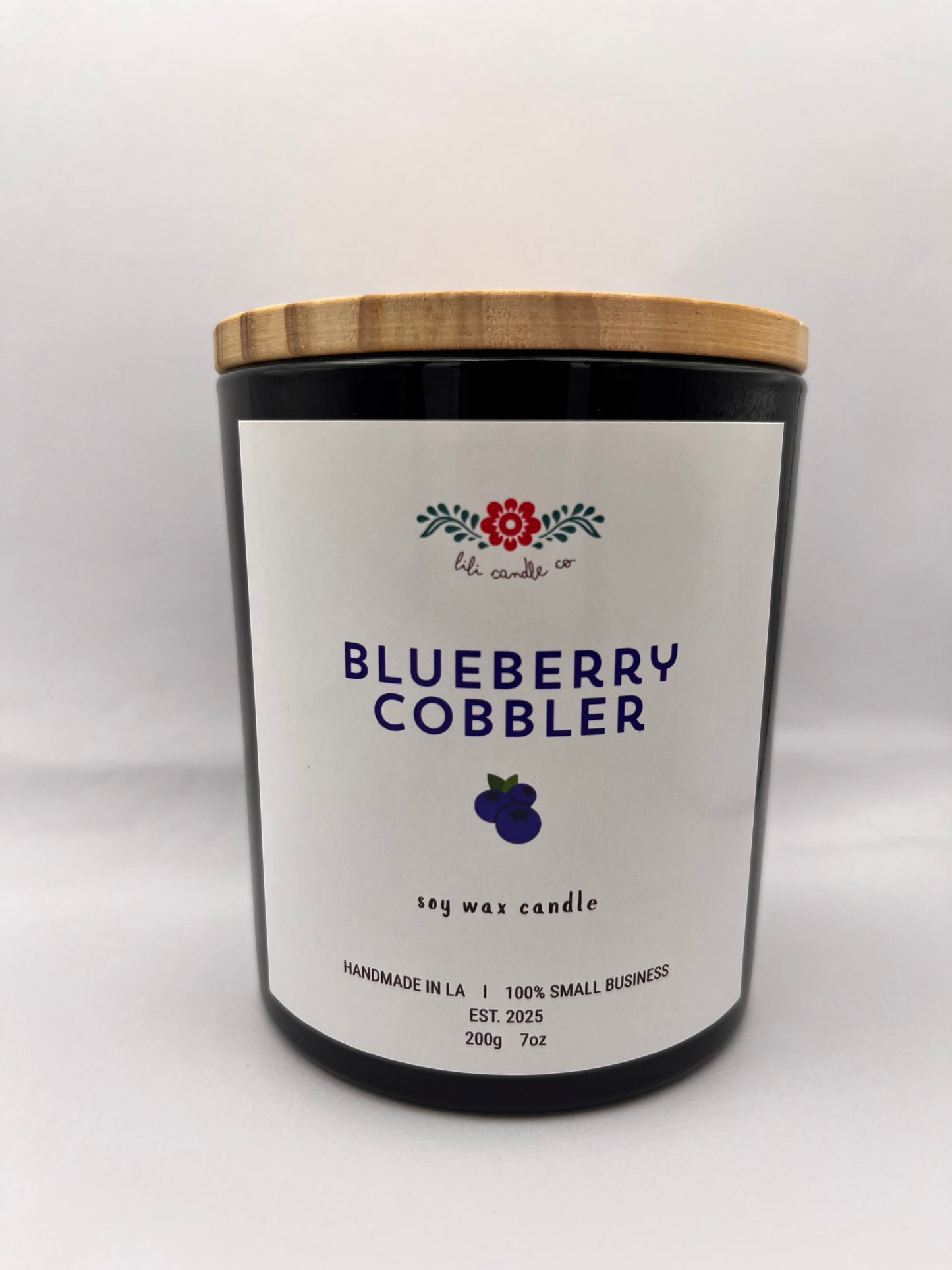Blueberry Cobbler 7oz Premium Soy Wax Candle