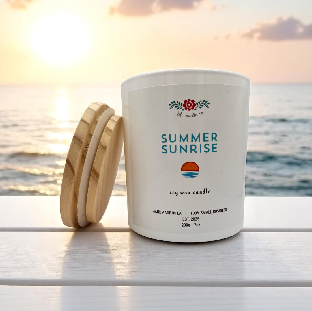 Summer Sunrise 7 oz. Premium Soy Wax Candle
