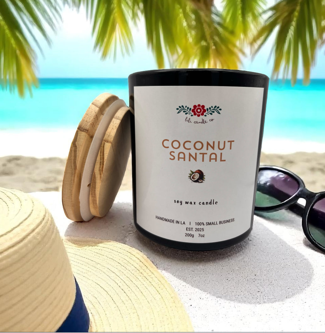 Coconut Santal 7 oz. Premium Soy Wax Candle