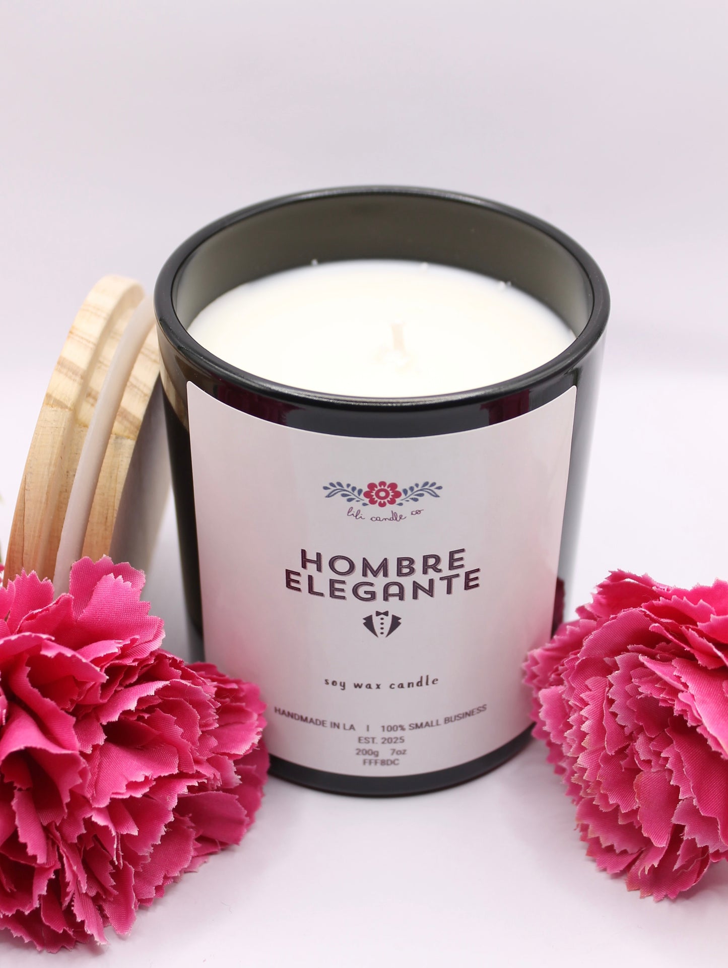 Hombre Elegante 7 oz. Premium Soy Wax Candle