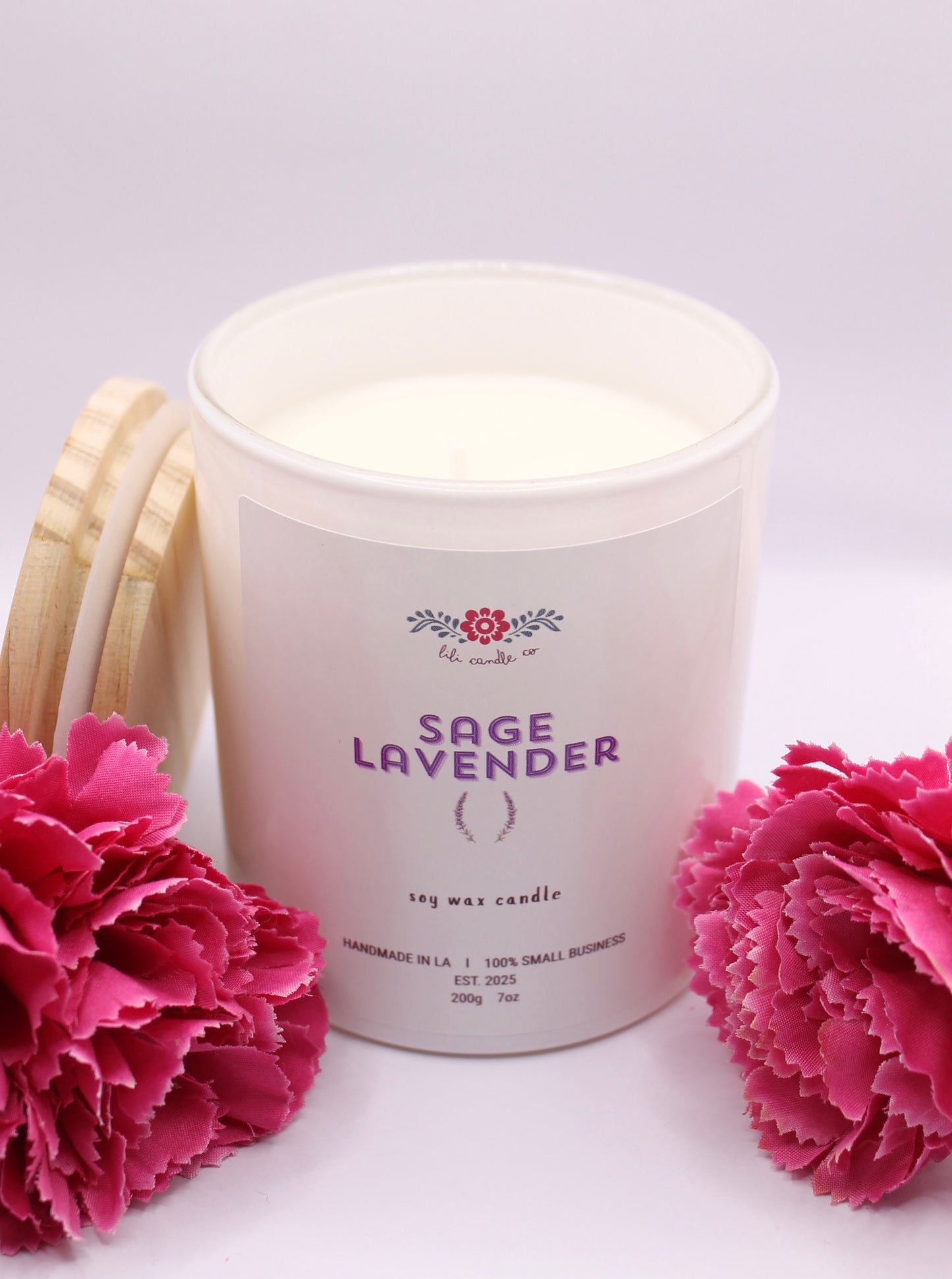 Sage Lavender 7 oz. Premium Soy Wax Candle