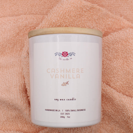 Cashmere Vanilla 7 oz. Premium Soy Wax Candle
