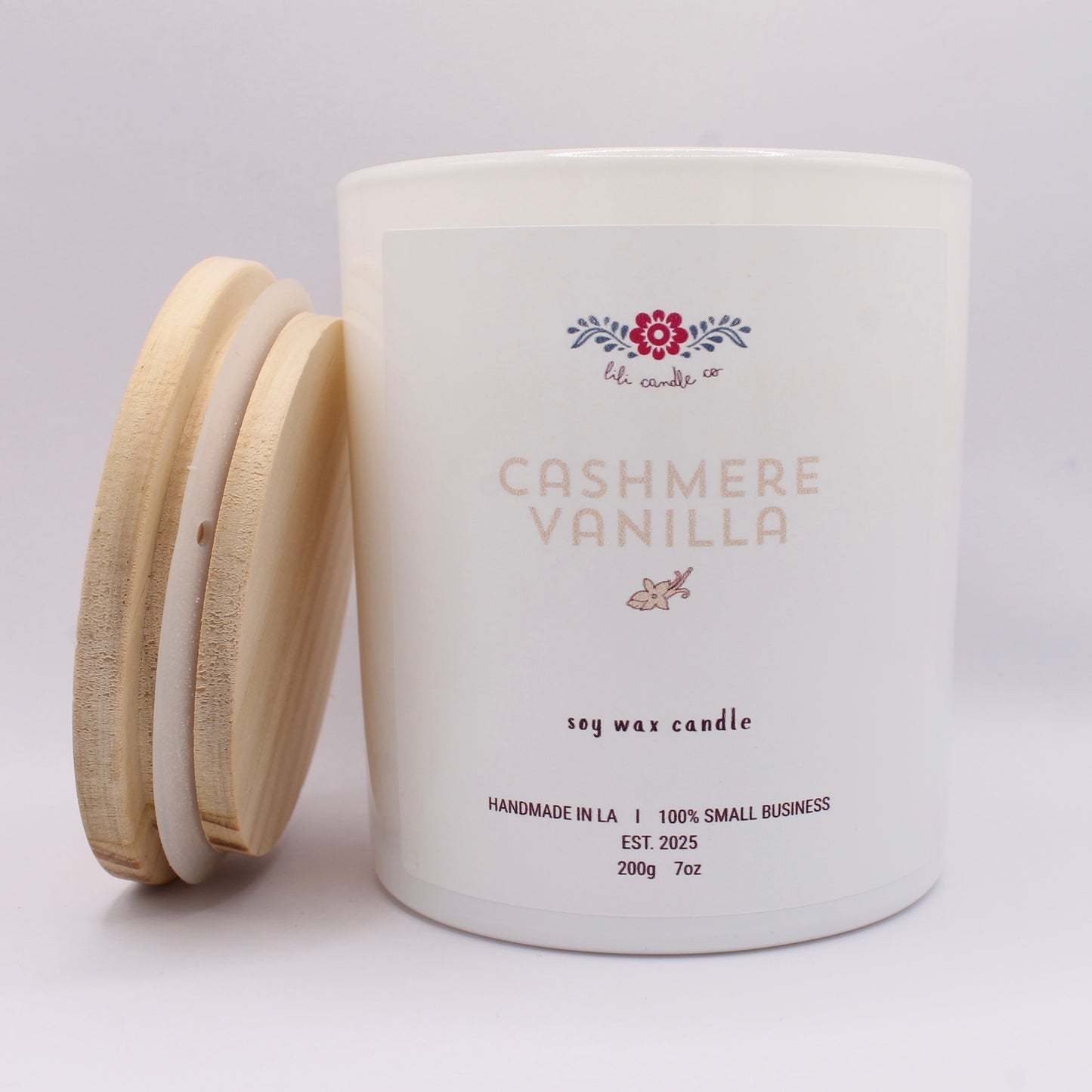 Cashmere Vanilla 7 oz. Premium Soy Wax Candle