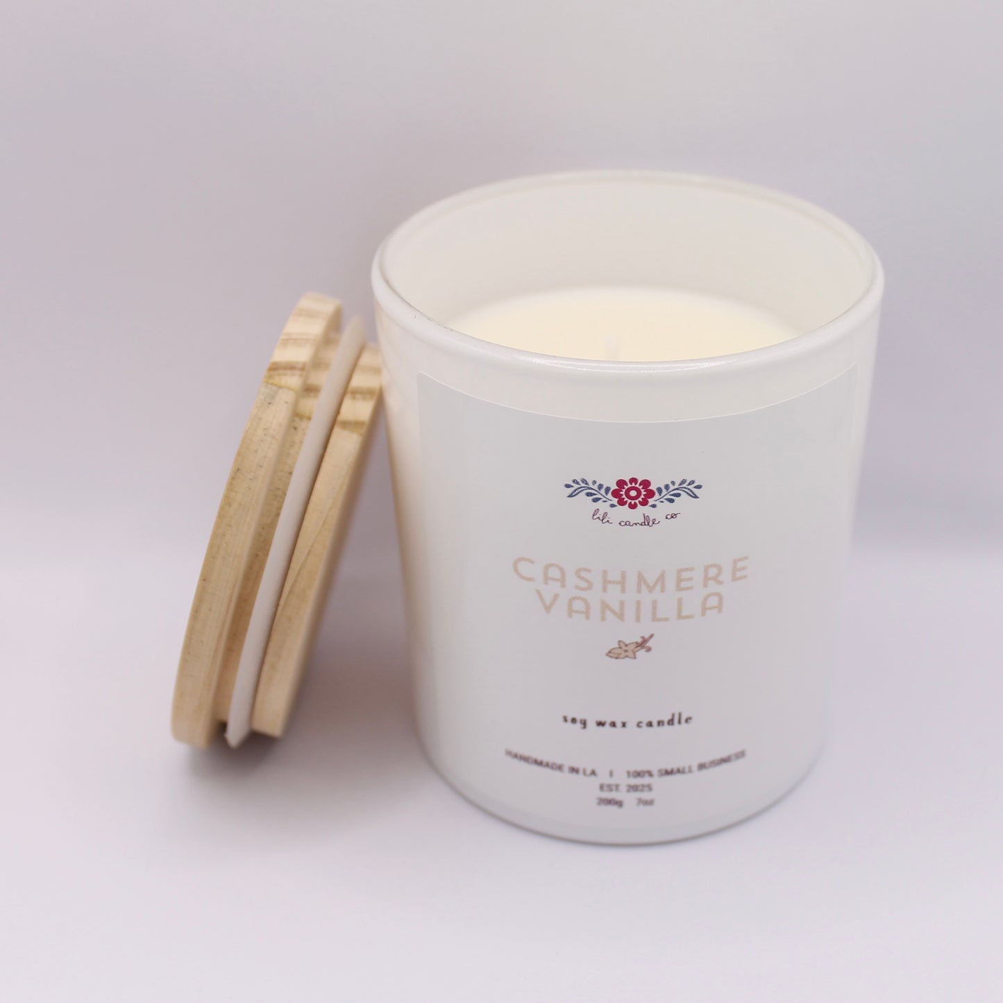 Cashmere Vanilla 7 oz. Premium Soy Wax Candle