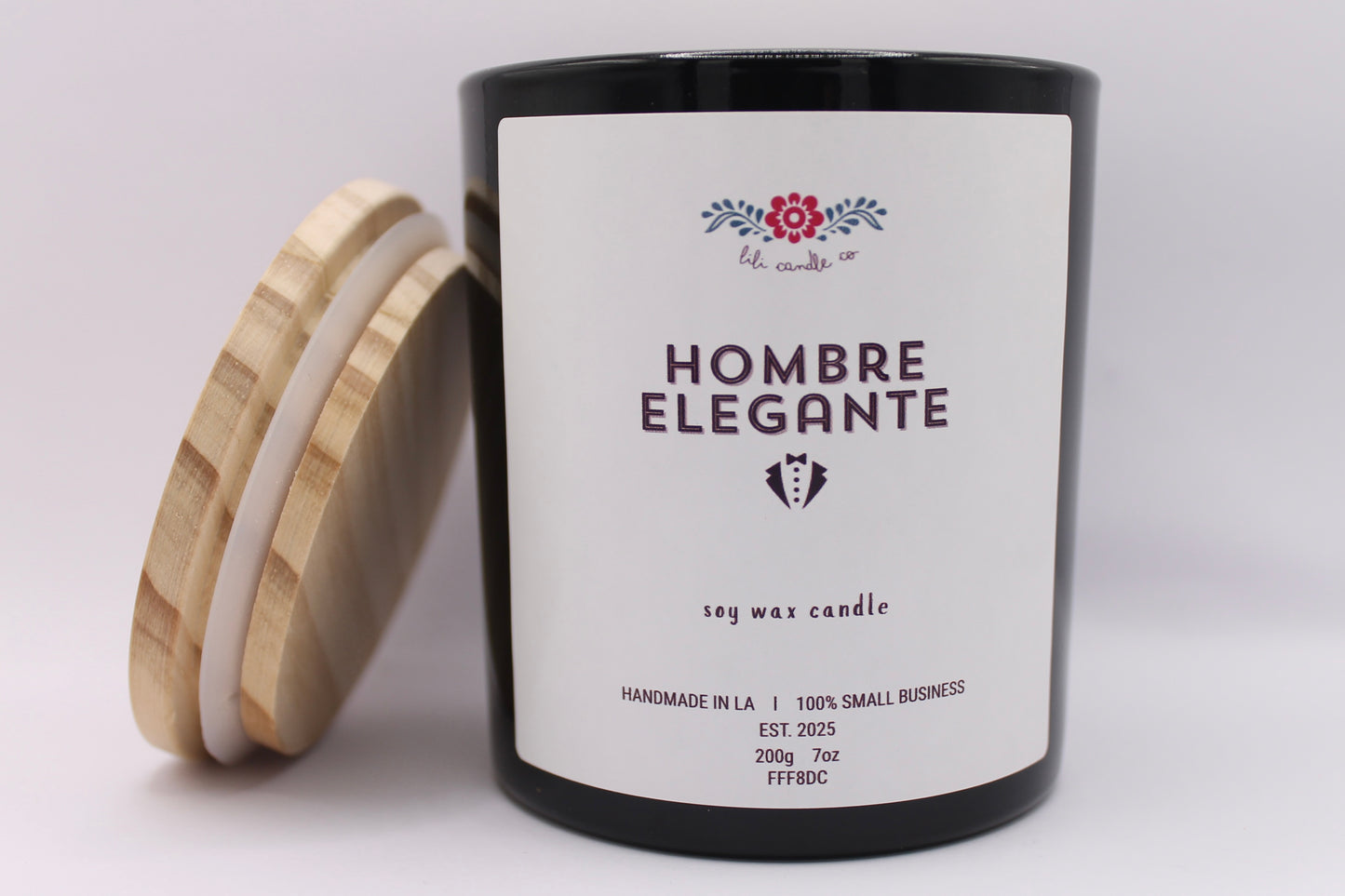 Hombre Elegante 7 oz. Premium Soy Wax Candle