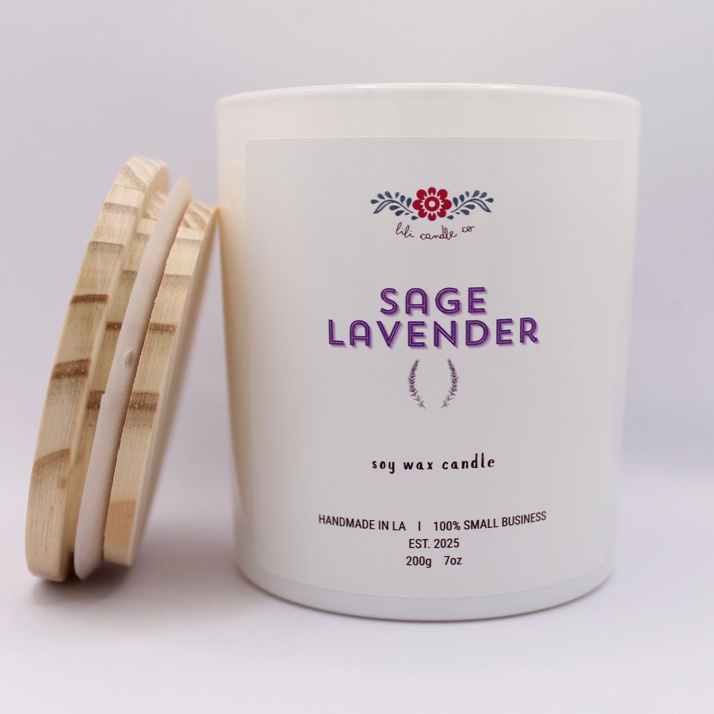 Sage Lavender 7 oz. Premium Soy Wax Candle