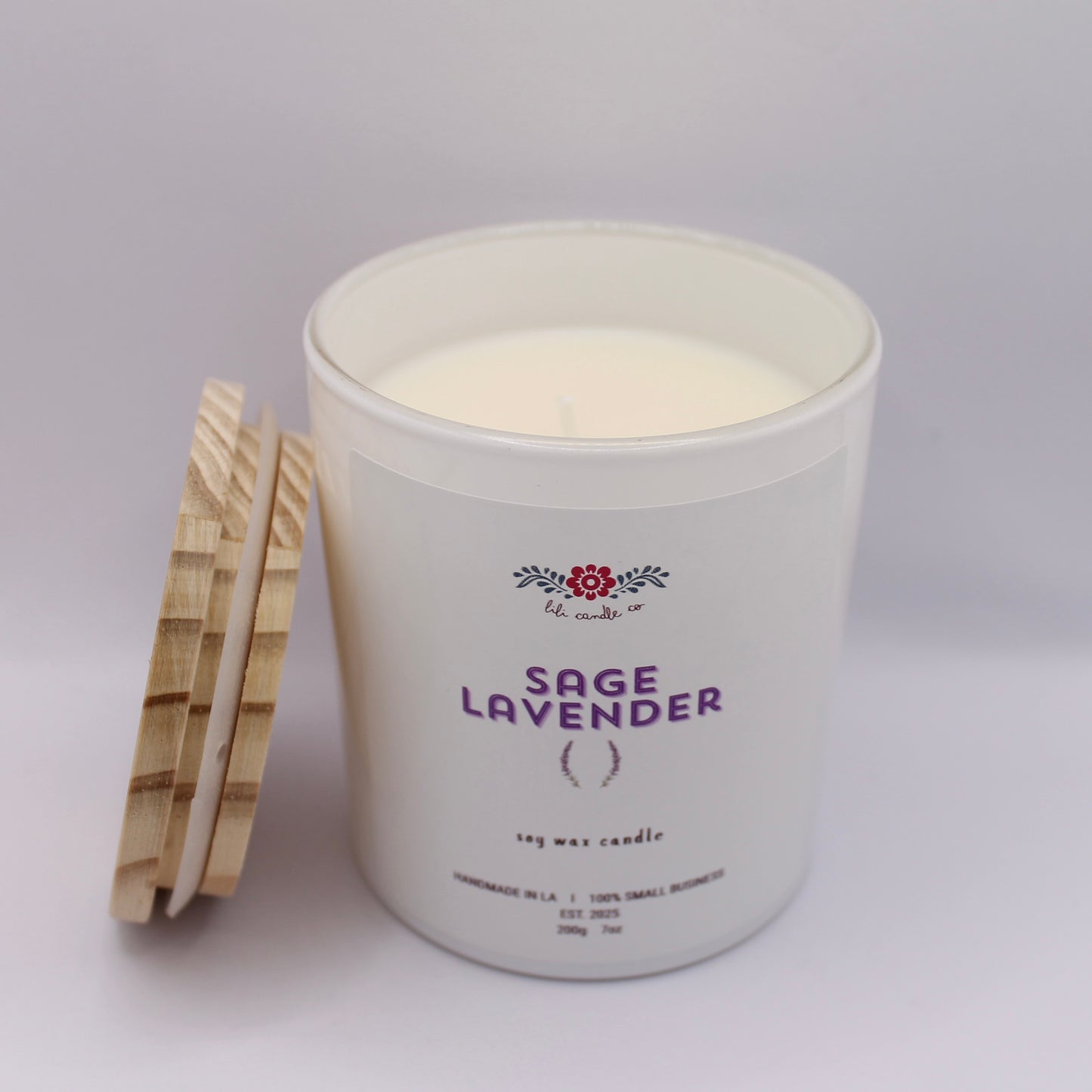 Sage Lavender 7 oz. Premium Soy Wax Candle