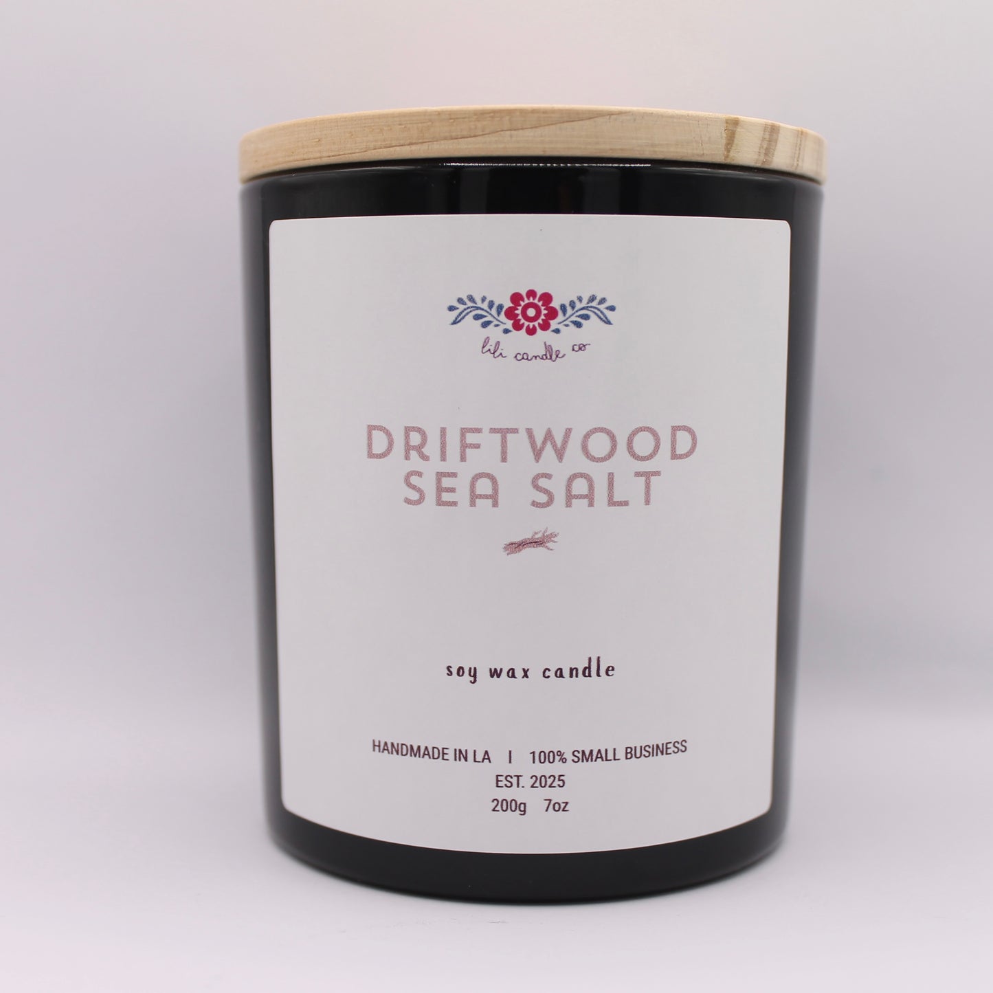 Driftwood + Sea Salt 7 oz. Premium Soy Wax Candle
