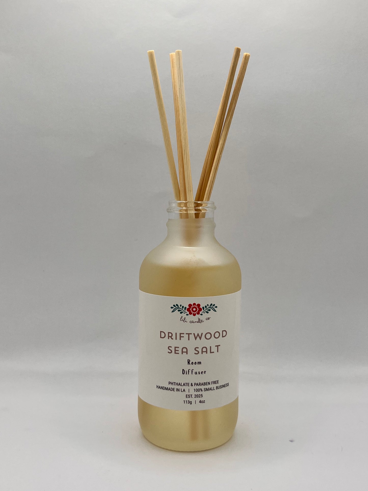 Driftwood + Sea Salt 4oz Room Diffuser