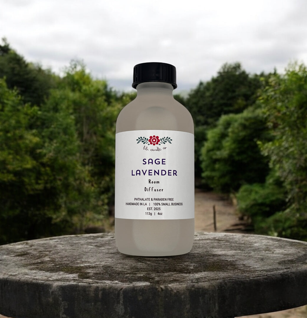 Sage + Lavender 4oz Room Diffuser