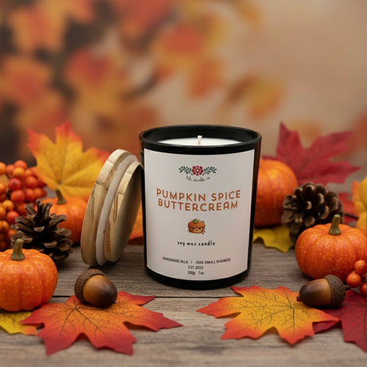 Pumpkin Spice Buttercream 7 oz. Premium Soy Wax Candle
