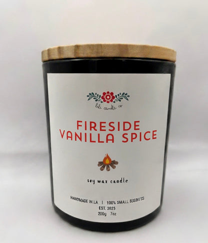 Fireside Vanilla Spice 7 oz. Premium Soy Wax Candle
