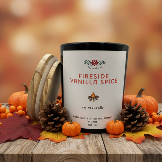 Fireside Vanilla Spice 7 oz. Premium Soy Wax Candle