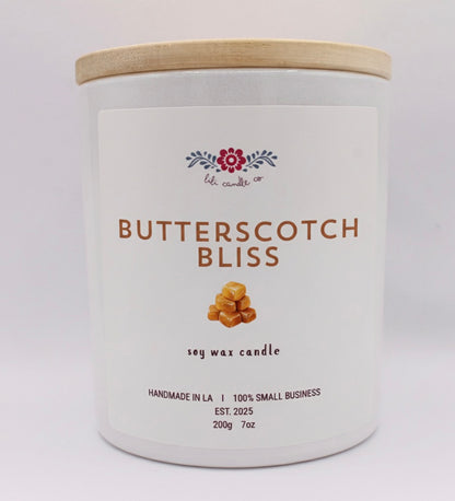 Butterscotch Bliss 7 oz. Premium Soy Wax Candle