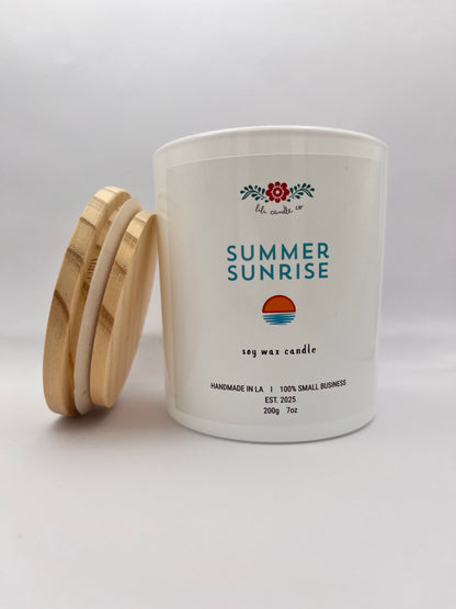 Summer Sunrise 7 oz. Premium Soy Wax Candle