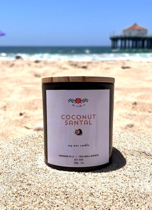Coconut Santal 7 oz. Premium Soy Wax Candle