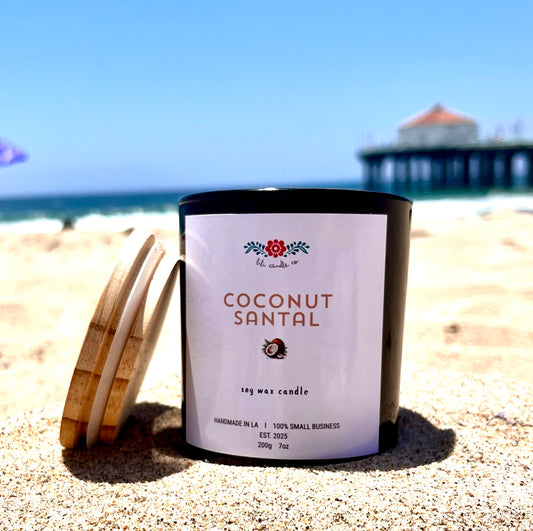 Coconut Santal 7 oz. Premium Soy Wax Candle