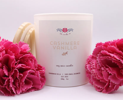 Cashmere Vanilla 7 oz. Premium Soy Wax Candle
