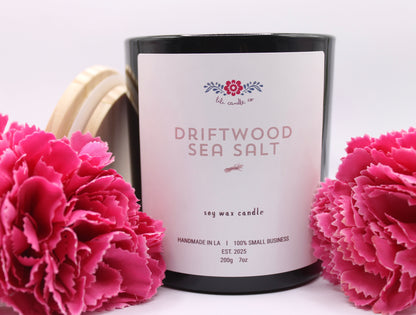Driftwood + Sea Salt 7 oz. Premium Soy Wax Candle