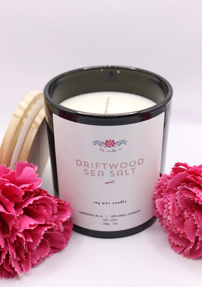 Driftwood + Sea Salt 7 oz. Premium Soy Wax Candle