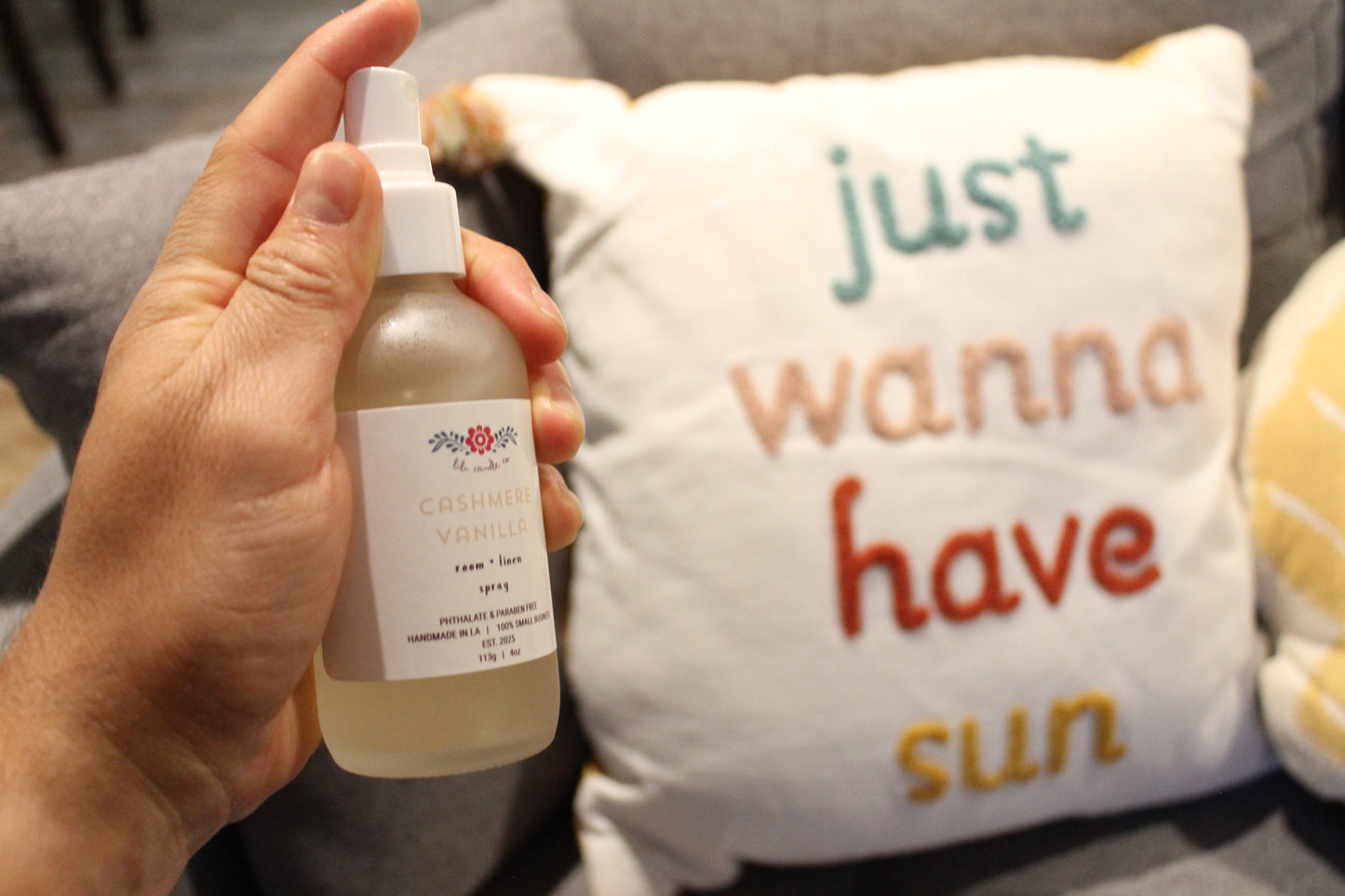 Cashmere Vanilla 4 oz. Room + Linen Spray