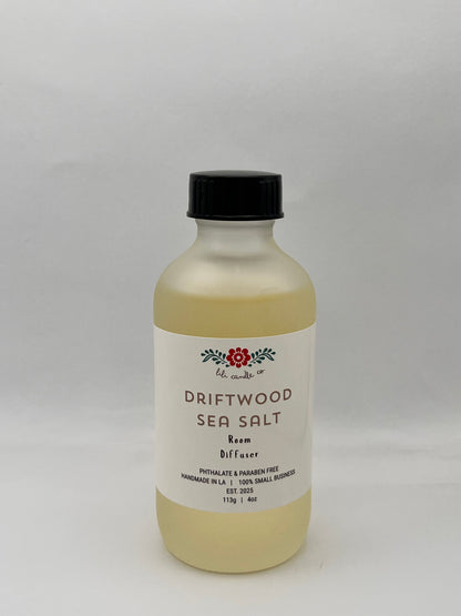 Driftwood + Sea Salt 4oz Room Diffuser