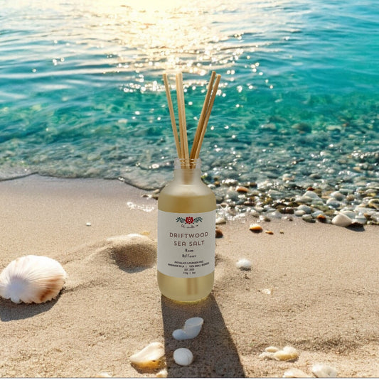 Driftwood + Sea Salt 4oz Room Diffuser